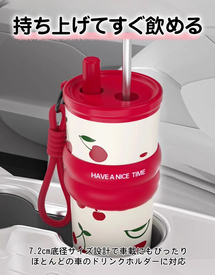 保冷保温2WAY大容量タンブラー
