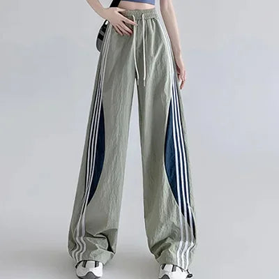 スポーツスタイルワイドパンツ