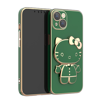 立体ハローキティスマホケース　（ミラー付き）