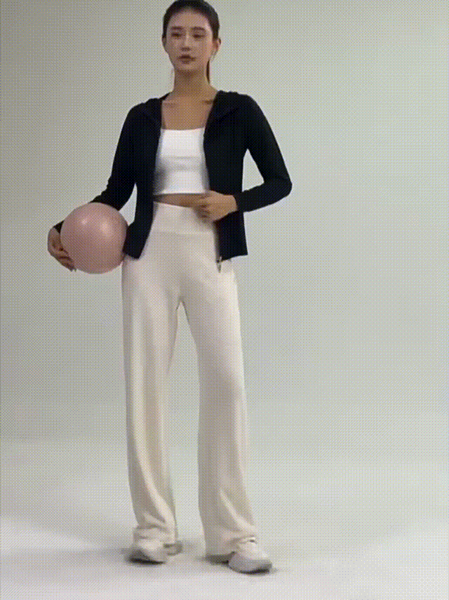 【神パンツ降臨】ハイウエスト美脚ストレートパンツ、履いた瞬間、－5kg見え！