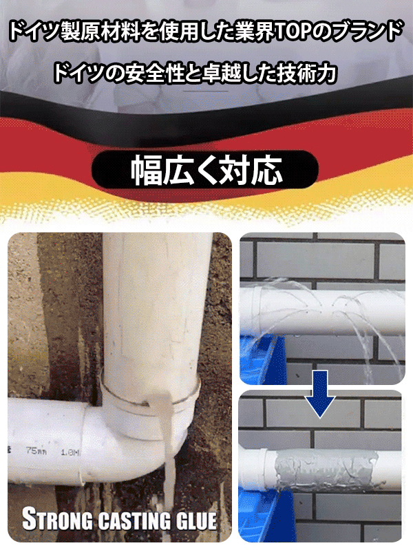 防火・防水キャスト工用接着剤セット