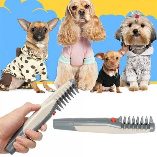 毛のトリミングと美容のための犬と猫の電動コーム