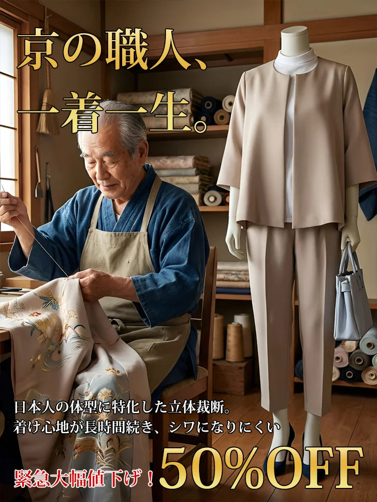 楽天市場レディーススーツ売上No.1！レディース気品溢れる通勤スーツ【洗濯機可、お手入れ簡単な低メンテナンス】