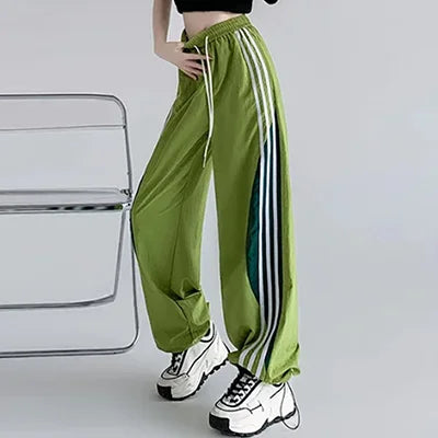 スポーツスタイルワイドパンツ