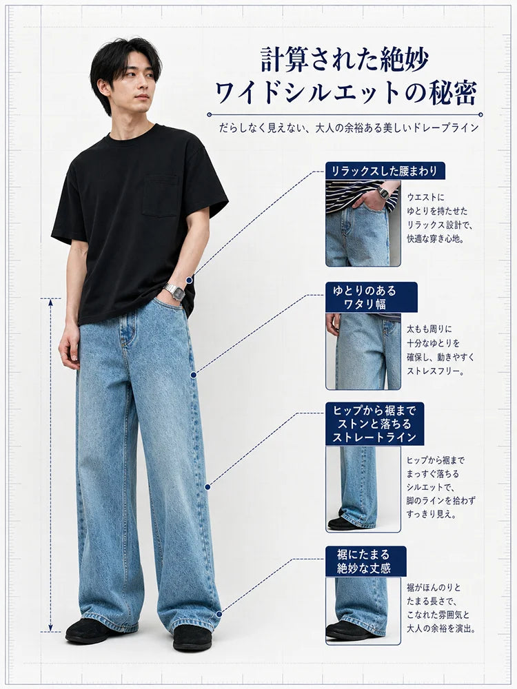 着回し自在の定番デニムパンツ