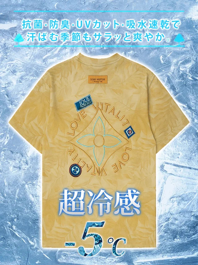 ひんやり刺繍Tシャツ