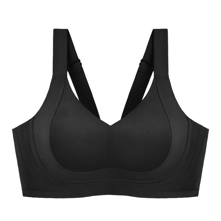 【ウサギカップの 下着 です】副乳を収縮させ、垂れを防ぐワイヤーリングがないと、大きな胸が小さく見えます。