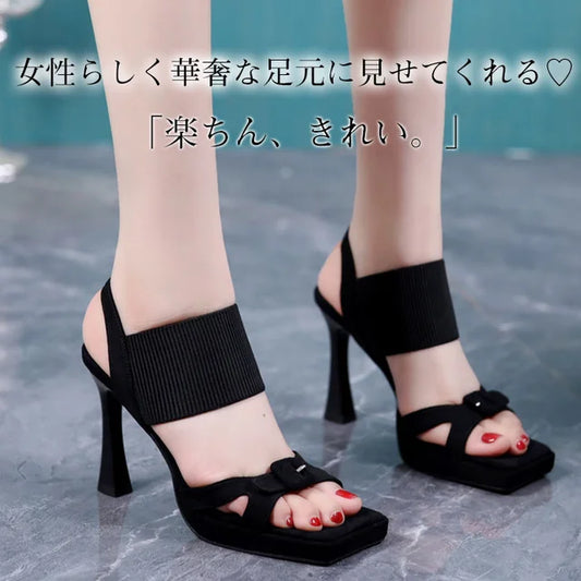 夏用おしゃれハイヒールサンダル