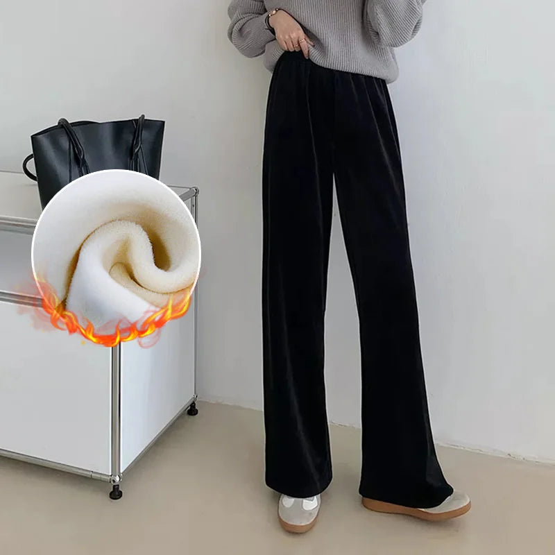 秋冬の大人気コーデュロイワイドパンツが登場！ドレープ性あり、脚長効果、型崩れしない、快適な穿き心地を実現、女性力アップ！視覚的に5cm身長アップ！どこから見ても美脚！