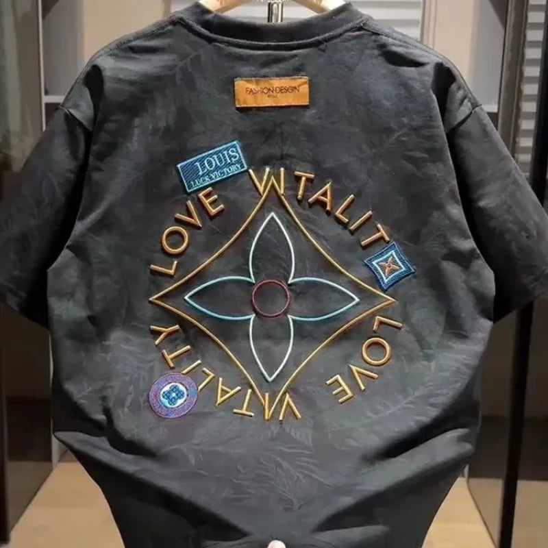 ひんやり刺繍Tシャツ