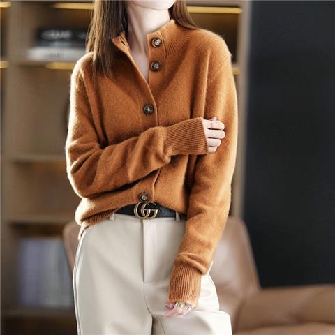 カシミヤニットカーディガン