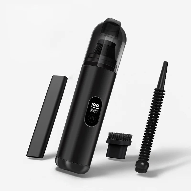 5-in-1スマートハンディクリーナー | 車·家·ペット兼用、99%の洗浄効果、グリーンライトでダニ可視化