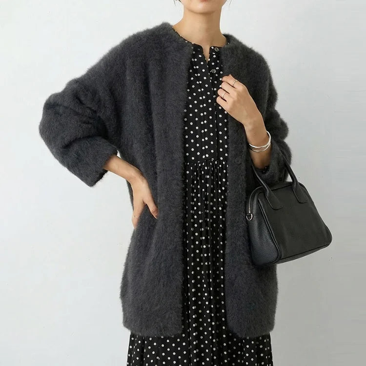 【クリスマスといえば新しい服を着ること】ウールセーターコート
